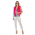 Boho-Weste Im Fell-Look Rosa Unisex