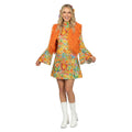Boho Felllook Weste Orange Unisex