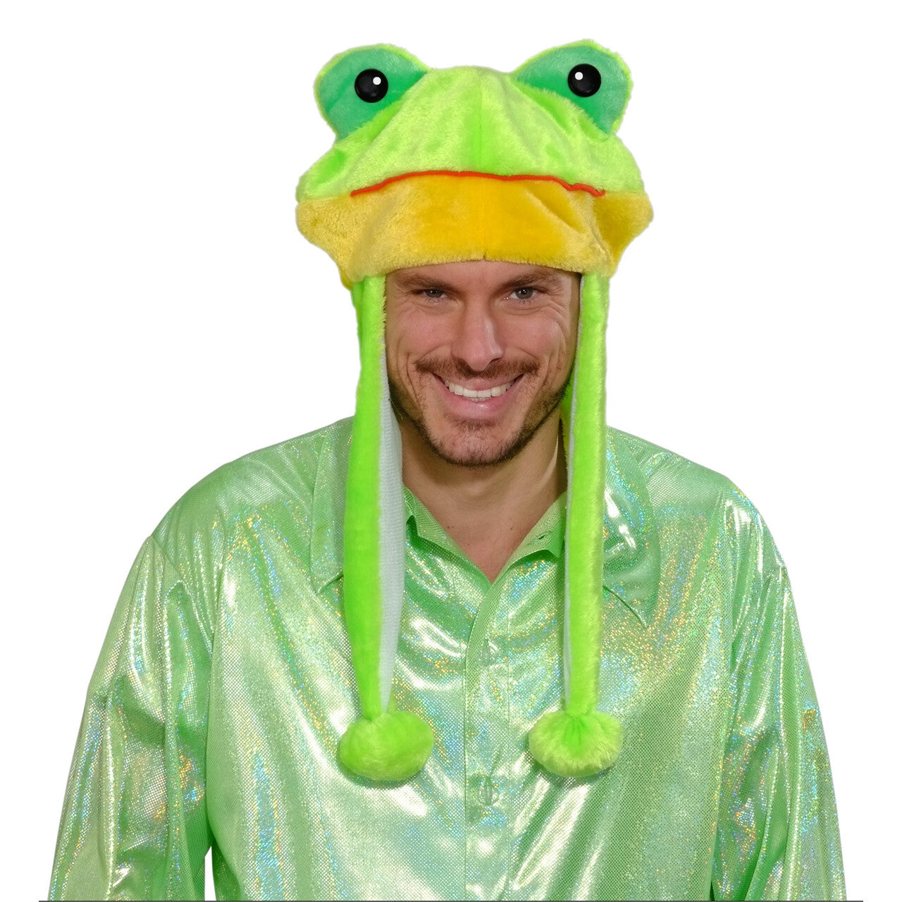 Op deze afbeelding zie je een Accessoires, van het merk Widmann. Kikker Muts