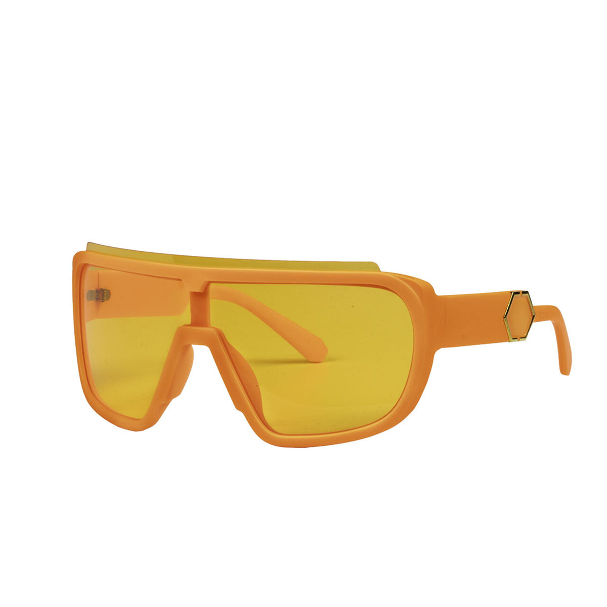 Op deze afbeelding zie je een Accessoires, van het merk Wilbers. Neon Blaster Bril Oranje