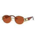 Erlebe Den Vibe Festivalbrille Rot