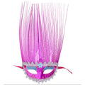 Augenmaske Rosa Mit Langen Punkten