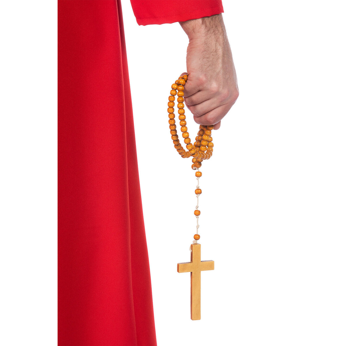 Op deze afbeelding zie je een Accessoires, van het merk Wilbers. Ketting Kruis Hout