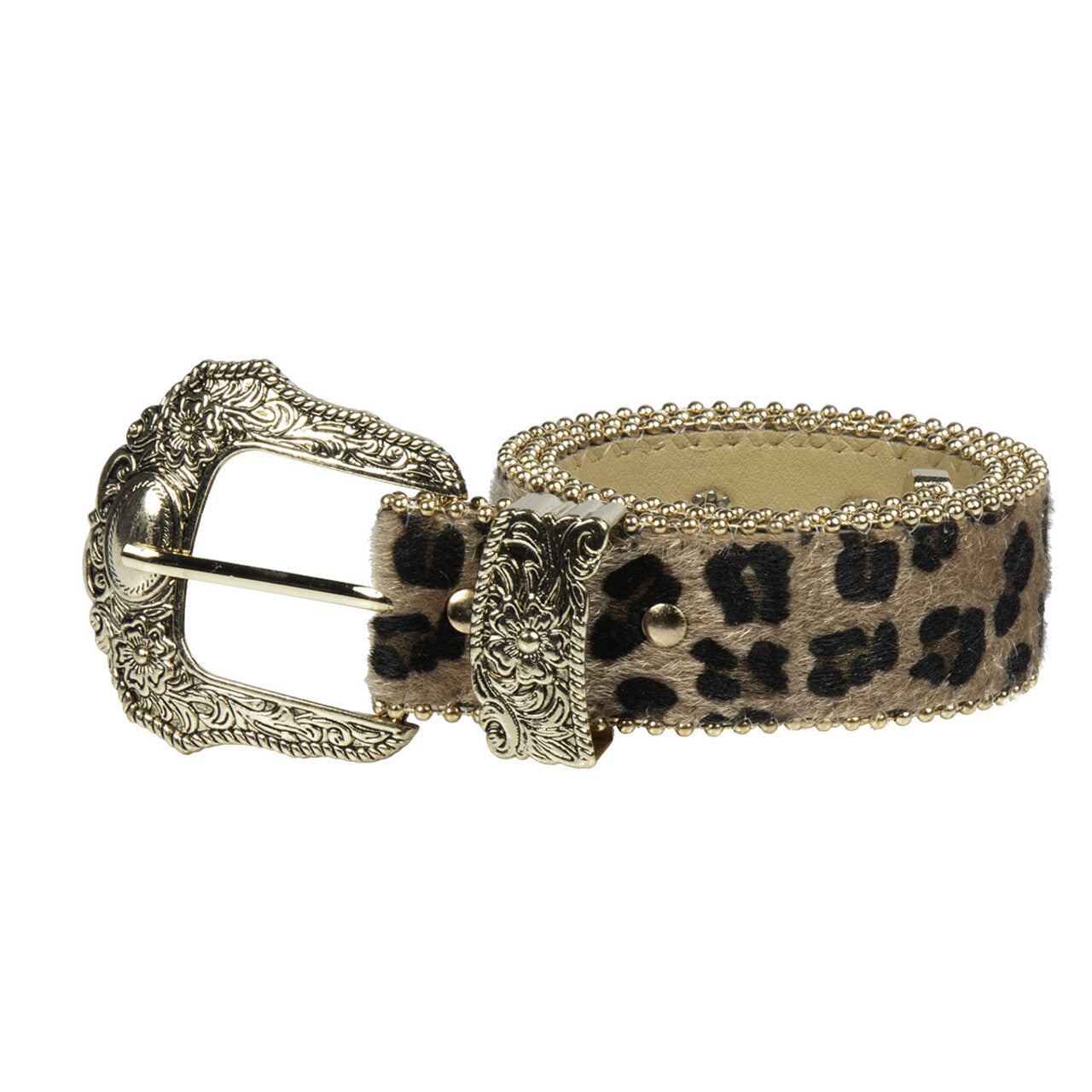 Op deze afbeelding zie je een Accessoires, van het merk Wilbers. Panter Gold Riem
