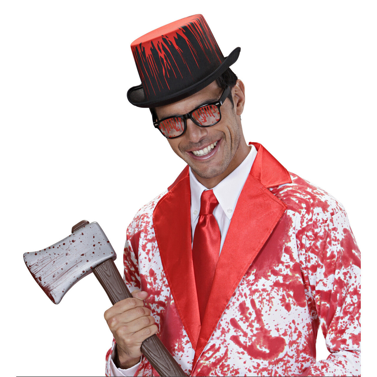 Op deze afbeelding zie je een Accessoires, van het merk Widmann. Bloody Bloederige Bril