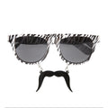 Macho-Brille Mit Frecher Schnurrbart