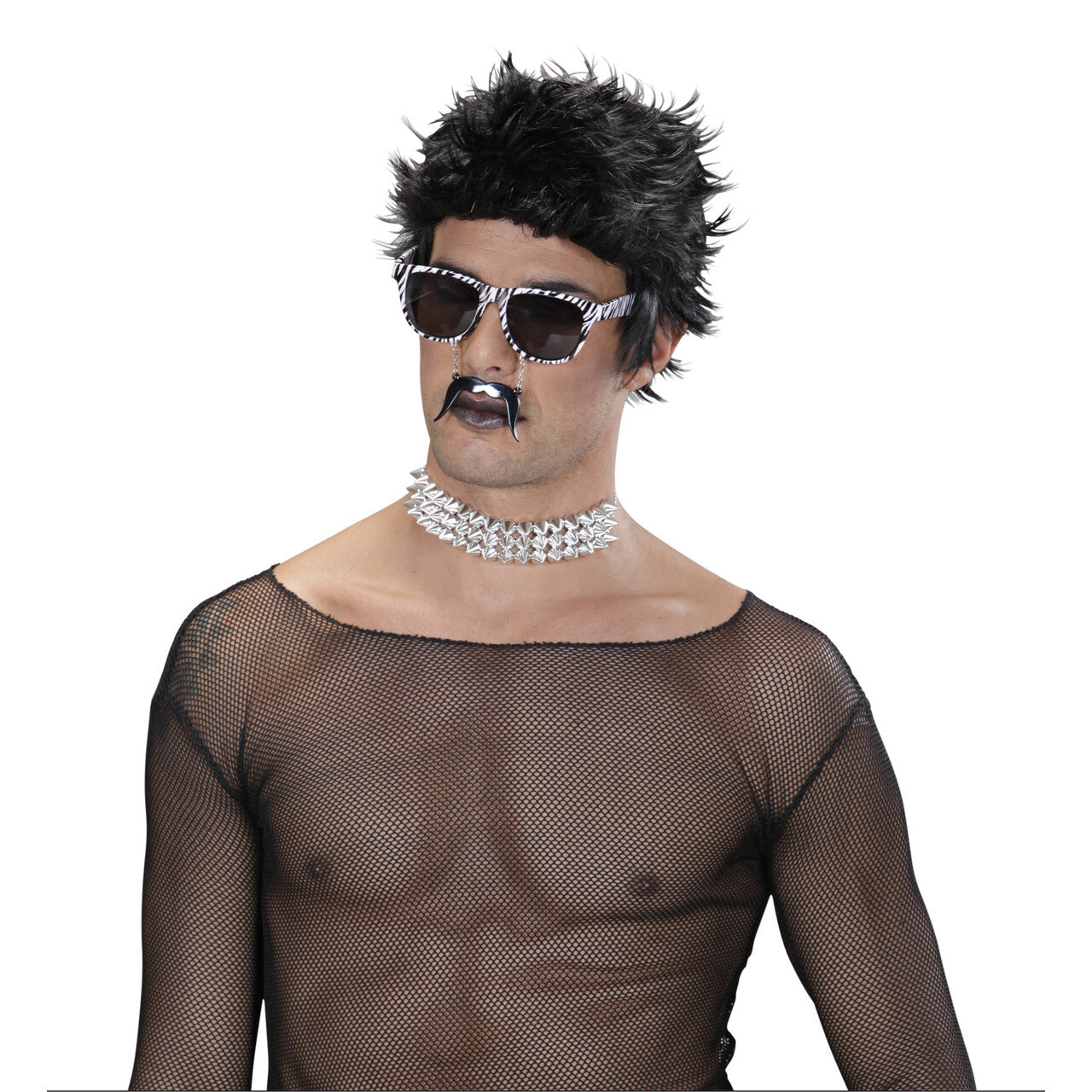 Op deze afbeelding zie je een Accessoires, van het merk Widmann. Bril Macho Met Foute Snor