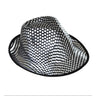 Fedora Deukhoed Sailletten Silber