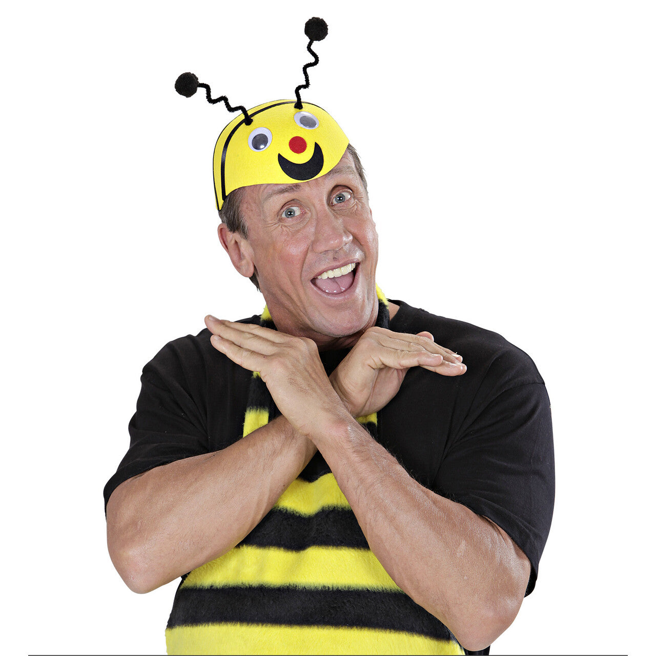 Op deze afbeelding zie je een Accessoires, van het merk Widmann. Bij Hoed Vilt Met Antennes