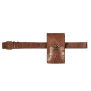 Op deze afbeelding zie je een Accessoires, van het merk Wilbers. Riemtasje Bruin