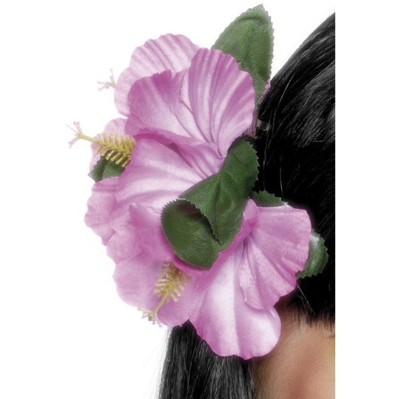 Op deze afbeelding zie je een Accessoires, van het merk Smiffy's. Hawaiiaanse Bloemenclip Roze
