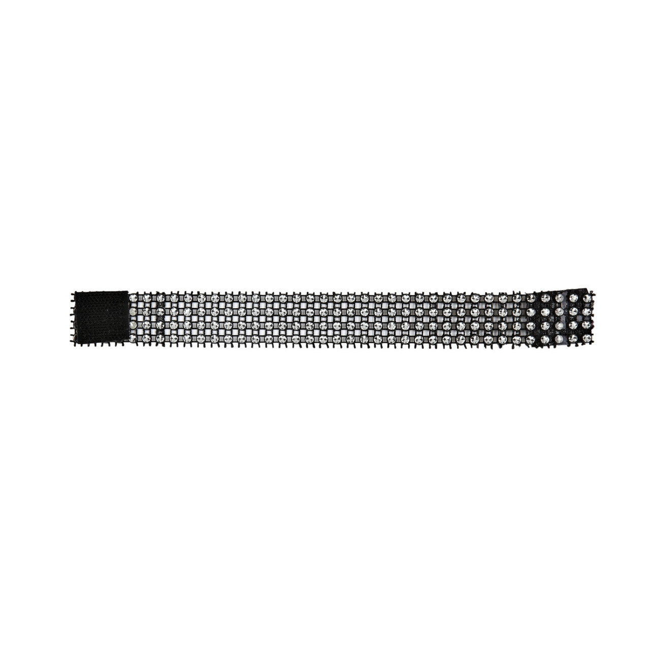Op deze afbeelding zie je een Accessoires, van het merk Widmann. Armband Met Imitatie Diamant Steentjes Zwart