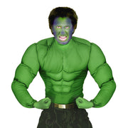 Op deze afbeelding zie je een Kostuums, van het merk Widmann. Machtig Spierenshirt Groen Volwassen Man