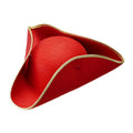 Traditioneller Roter Filzdreispitz