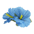 Haarclip Mit Hibiskusblüten Hellblau