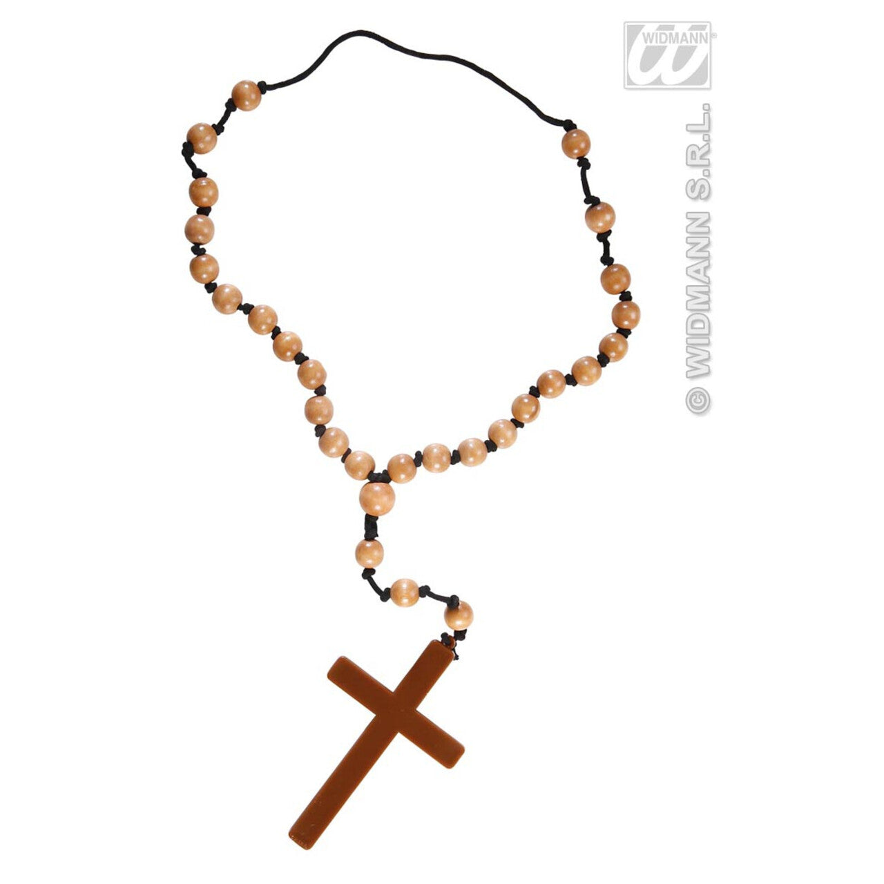 Op deze afbeelding zie je een Accessoires, van het merk Widmann. Rozenkrans Gebedssnoer