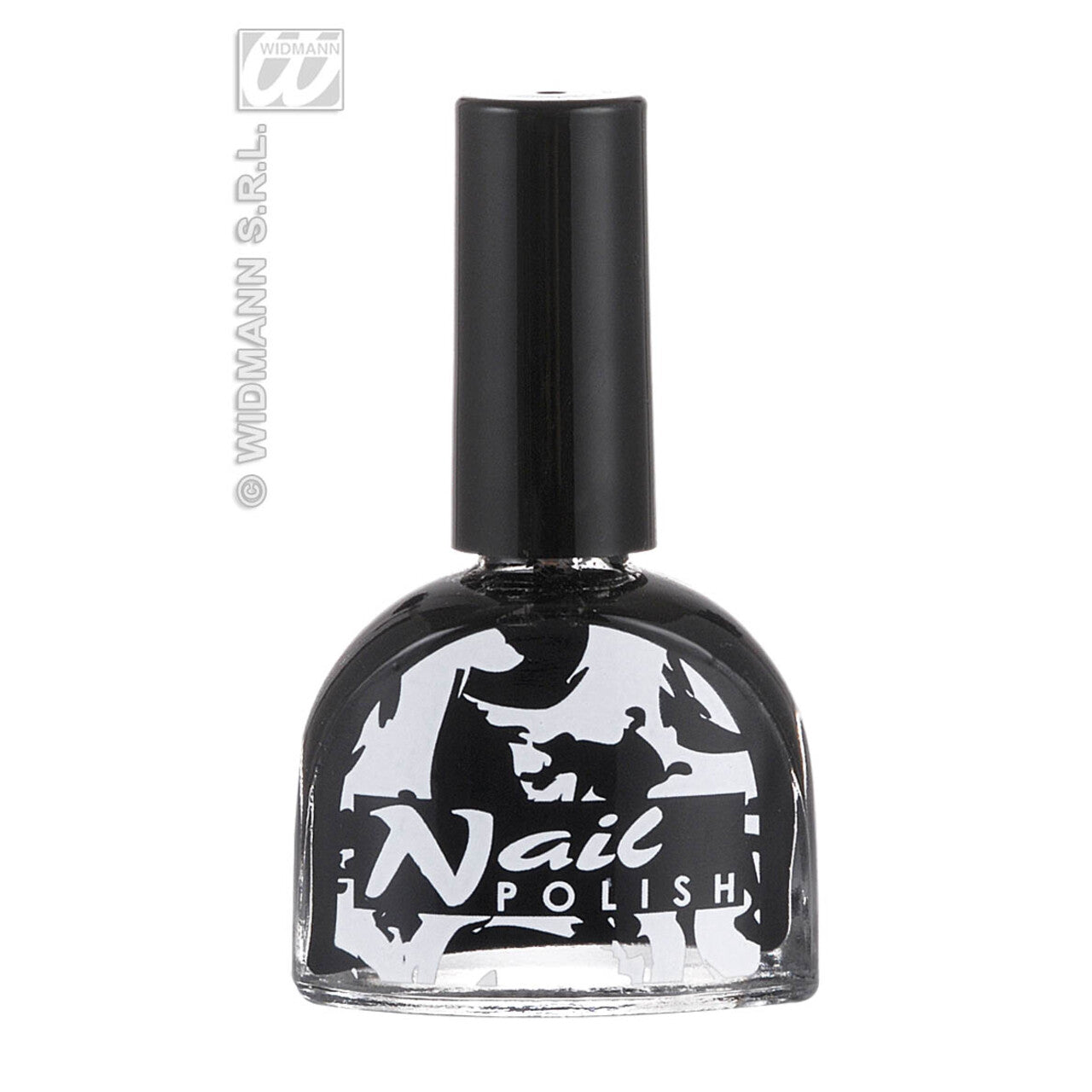 Op deze afbeelding zie je een Accessoires, van het merk Widmann. Nagellak Zwart