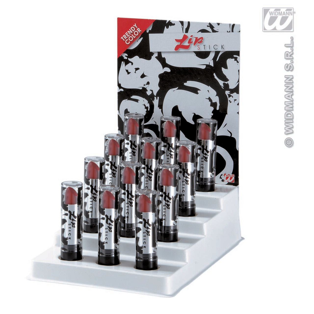 Op deze afbeelding zie je een Accessoires, van het merk Widmann. Lippenstift Rood
