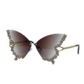 Glamour Schmetterlingsbrille Mit Strass