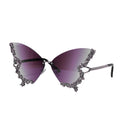 Elegance Schmetterlingsbrille Mit Strass