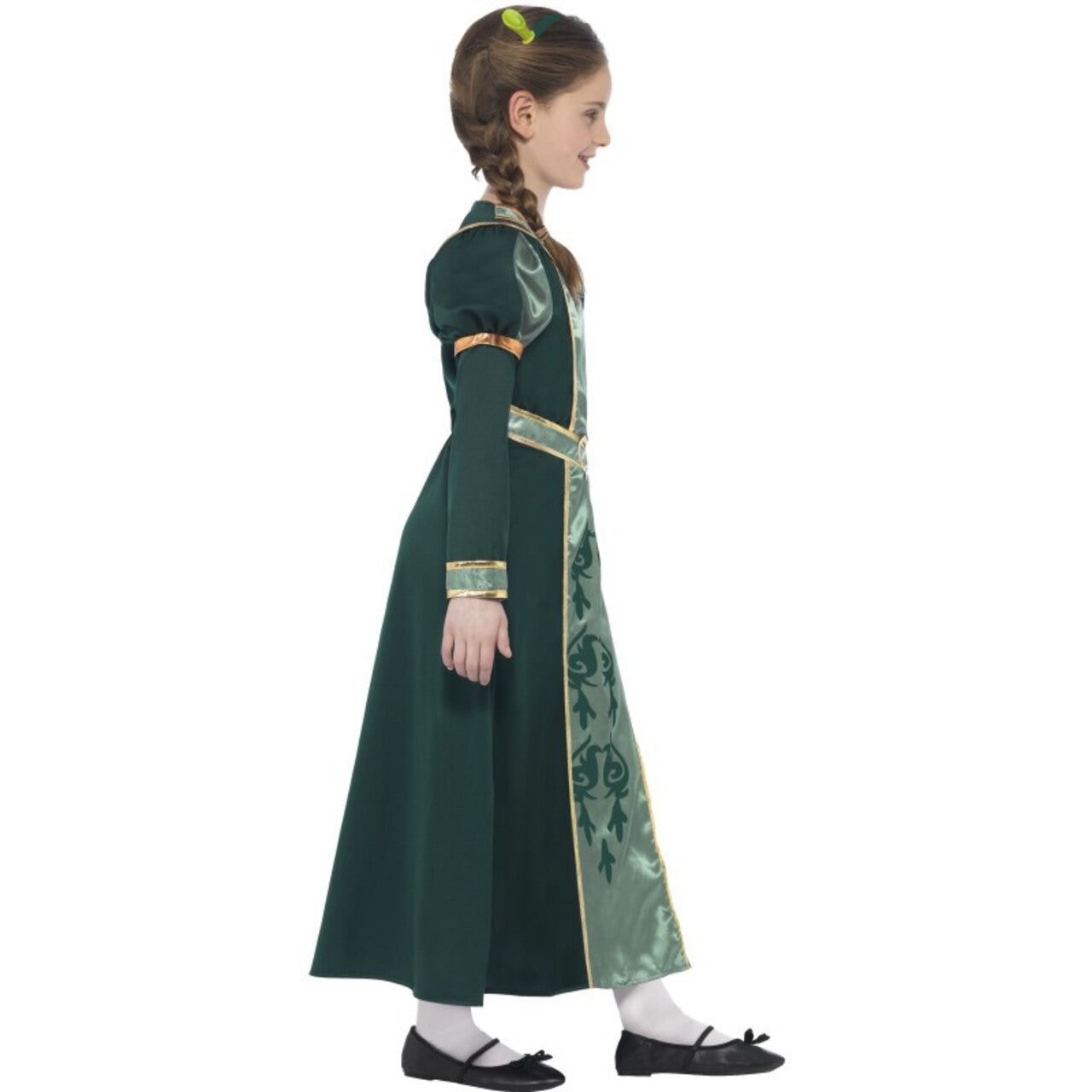 Op deze afbeelding zie je een Kostuums, van het merk Smiffy's. Shrek Prinses Fiona Meisje Kostuum