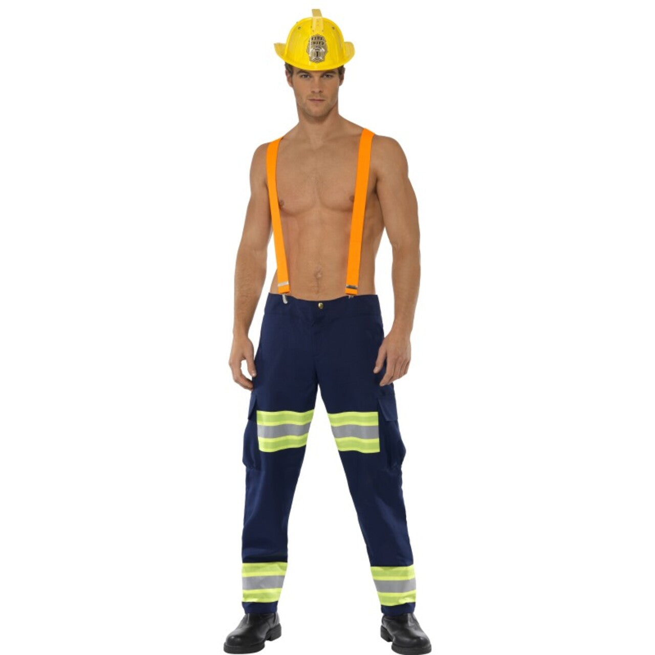Op deze afbeelding zie je een Kostuums, van het merk Smiffy's. Brandweer Uit Jouw Dromen Man Kostuum