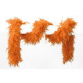 Langer Federboa Orange 180 Zentimeter
