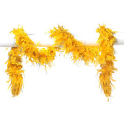Op deze afbeelding zie je een Accessoires, van het merk Wilbers. Boa Geel Met Zwart 180 Centimeter