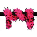 Luxuriöse Federboa 180 Cm Rosa / Schwarz