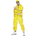 Gelber Ali G Look Herrenkostüm