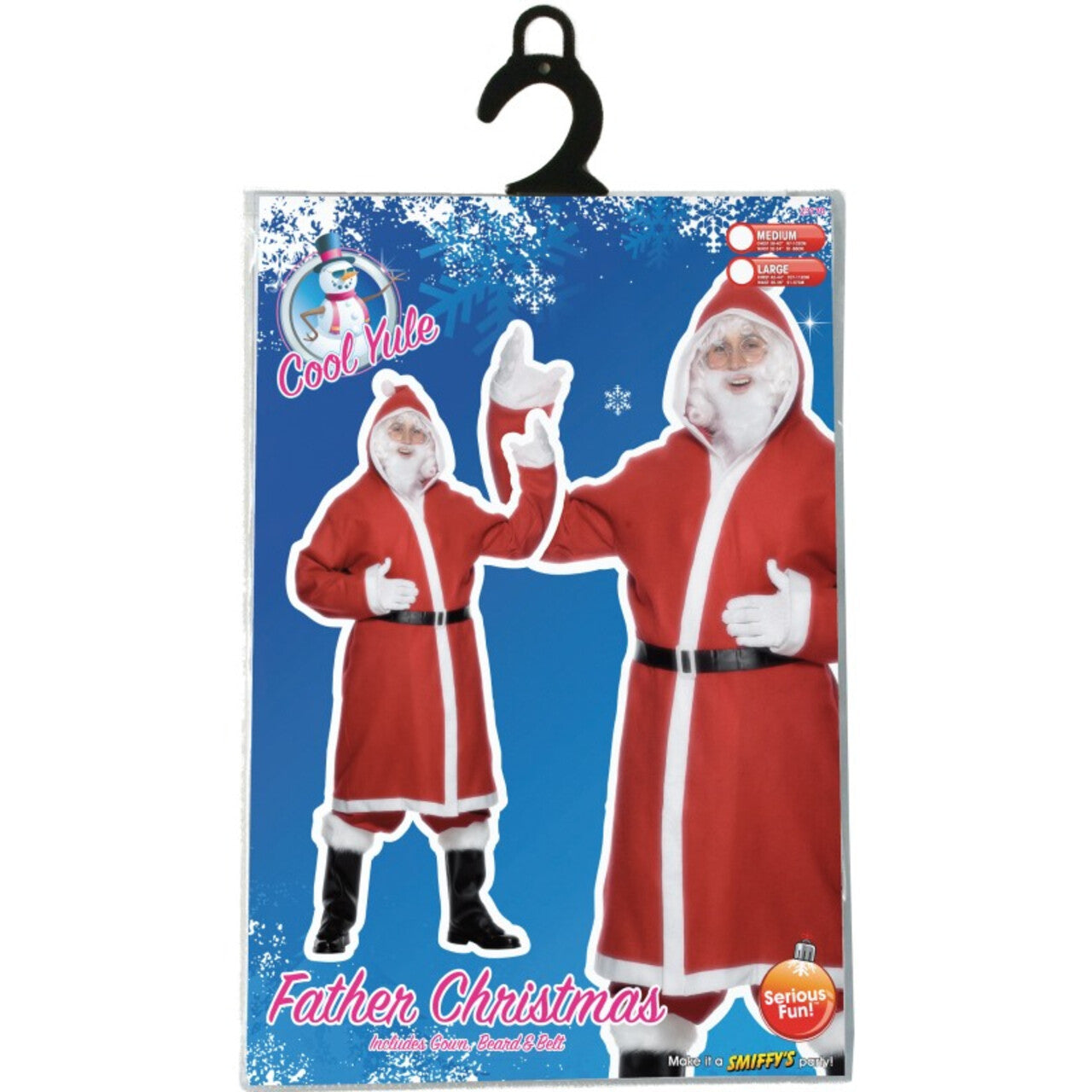 Op deze afbeelding zie je een Kostuums, van het merk Smiffy's. Voordelig Santa Claus Man Kostuum