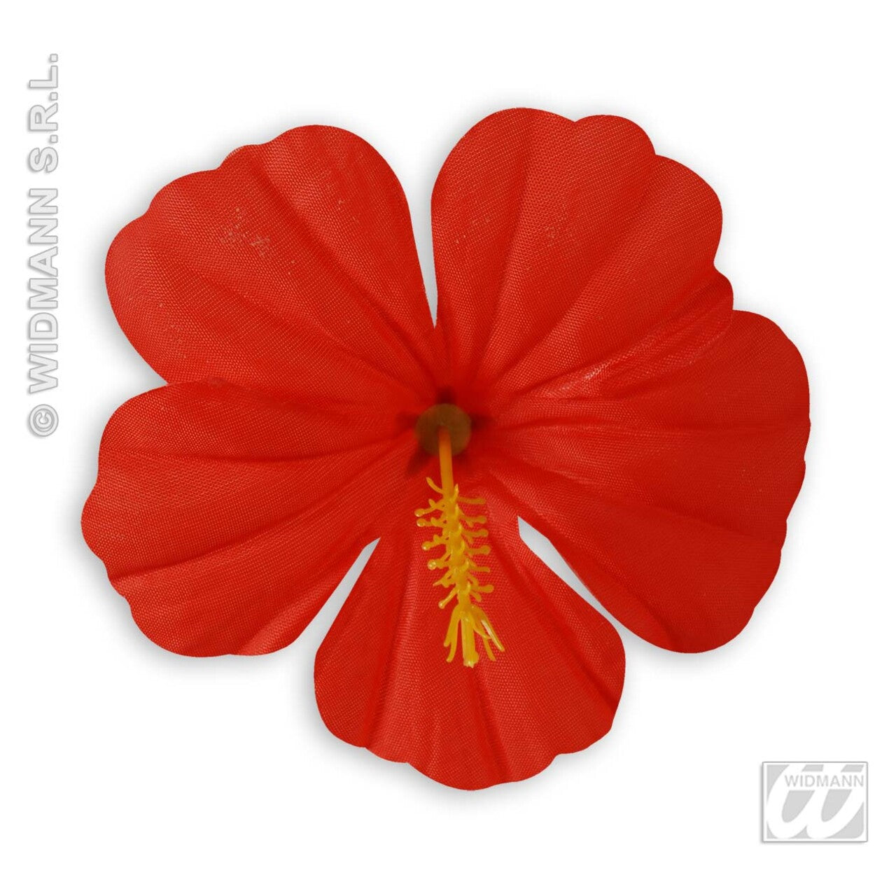 Op deze afbeelding zie je een Decoratie, van het merk Widmann. Set Van 18 Hibiscus Bloemen