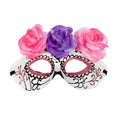 Augenmaske Mit Blumen Día De Los Muertos