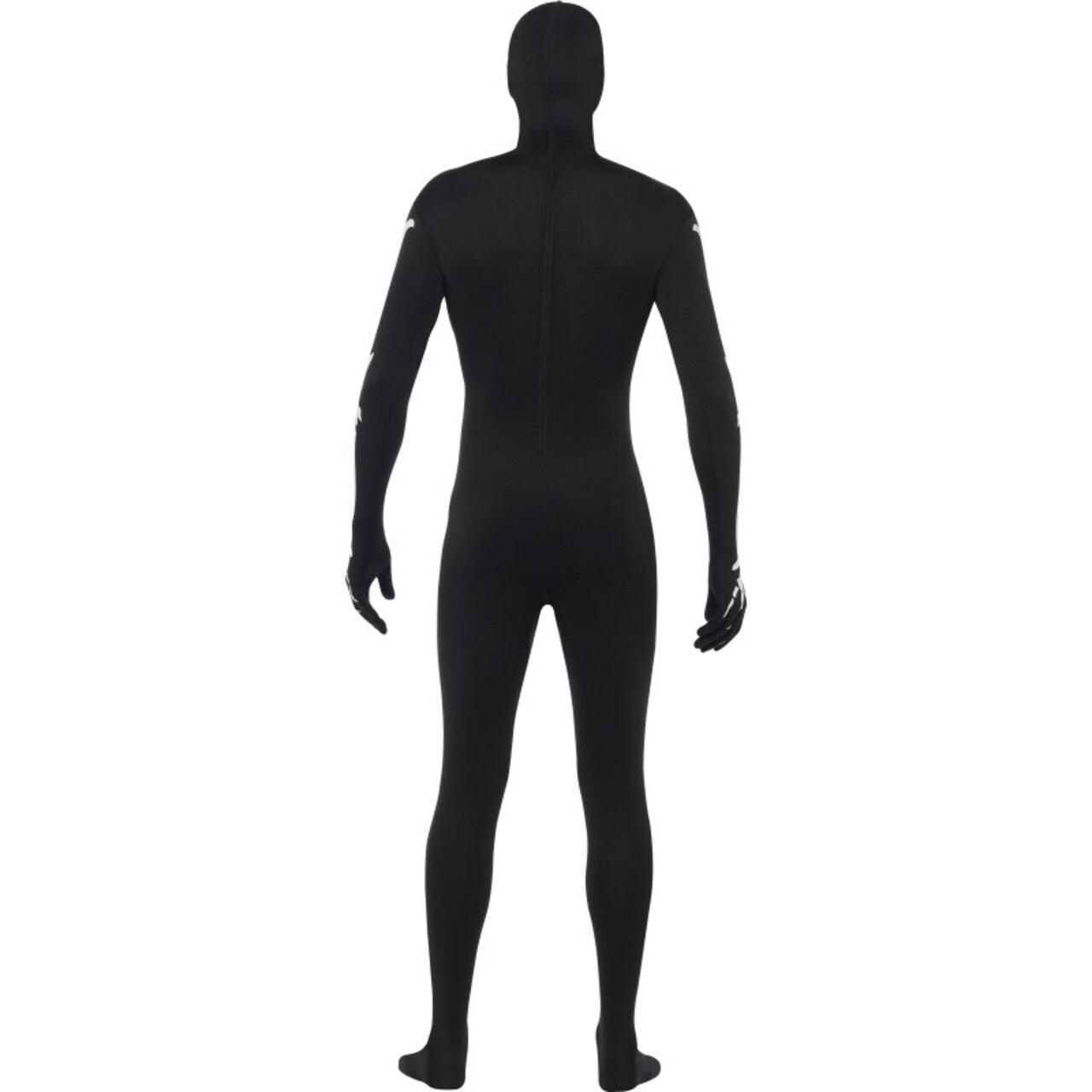 Op deze afbeelding zie je een Kostuums, van het merk Smiffy's. Skelet Second Skin Pak Met Gulp En Opening Bij Nek Man