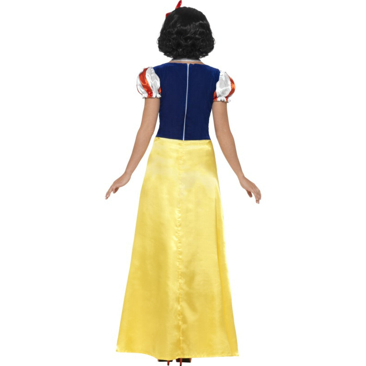 Op deze afbeelding zie je een Kostuums, van het merk Smiffy's. Blauw-Gele Sneeuwwitje Meisje Kostuum