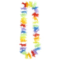 Regenbogenfarbene Hawaii-Girlande
