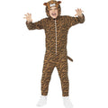 Brown Nicht Wirklich Beängstigender Tiger Jumpsuit Kostüm für Kinder