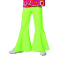 Retro Hippie Neon-Schlaghose für Kinder
