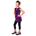 Lila Disco-Glitzerkleid Patty Kostüm für Mädchen
