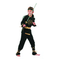 Goldener Ninja-Drache High Kick Kostüm für Jungen