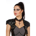 Halsband Choker Mit Gothic Kreuz