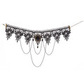 Gothic Eleganz Kette Mit Spitze