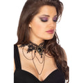 Gothic Eleganz Halskette Mit Spitze