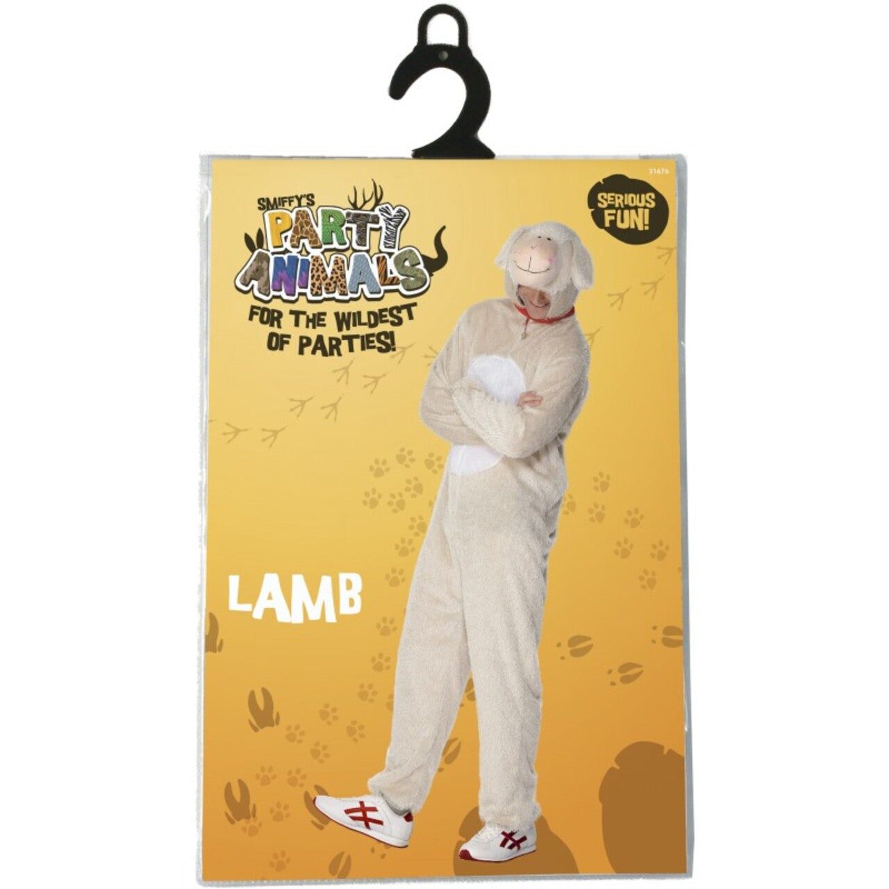 Op deze afbeelding zie je een Kostuums, van het merk Smiffy's. Schattig Schaap Kostuum