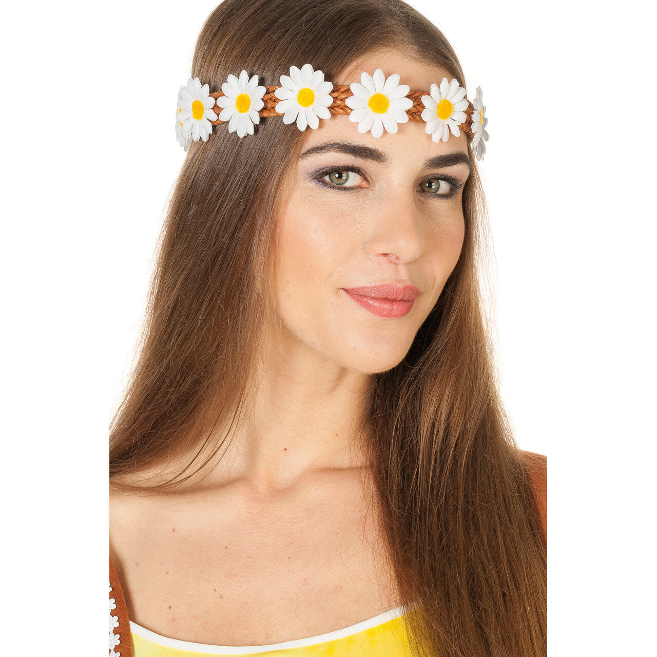 Op deze afbeelding zie je een Accessoires, van het merk Wilbers. Hoofdband Hippie Boho Stijl Met Bloemen