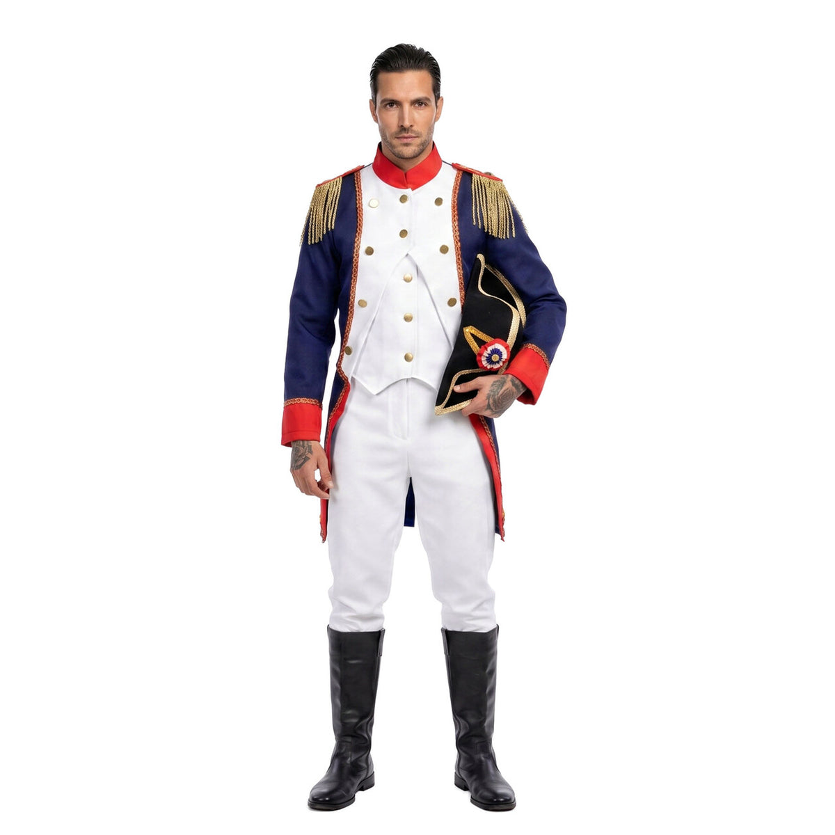 Op deze afbeelding zie je een Kostuums, van het merk Wilbers. Napoleon De Kleine Generaal Man Kostuum