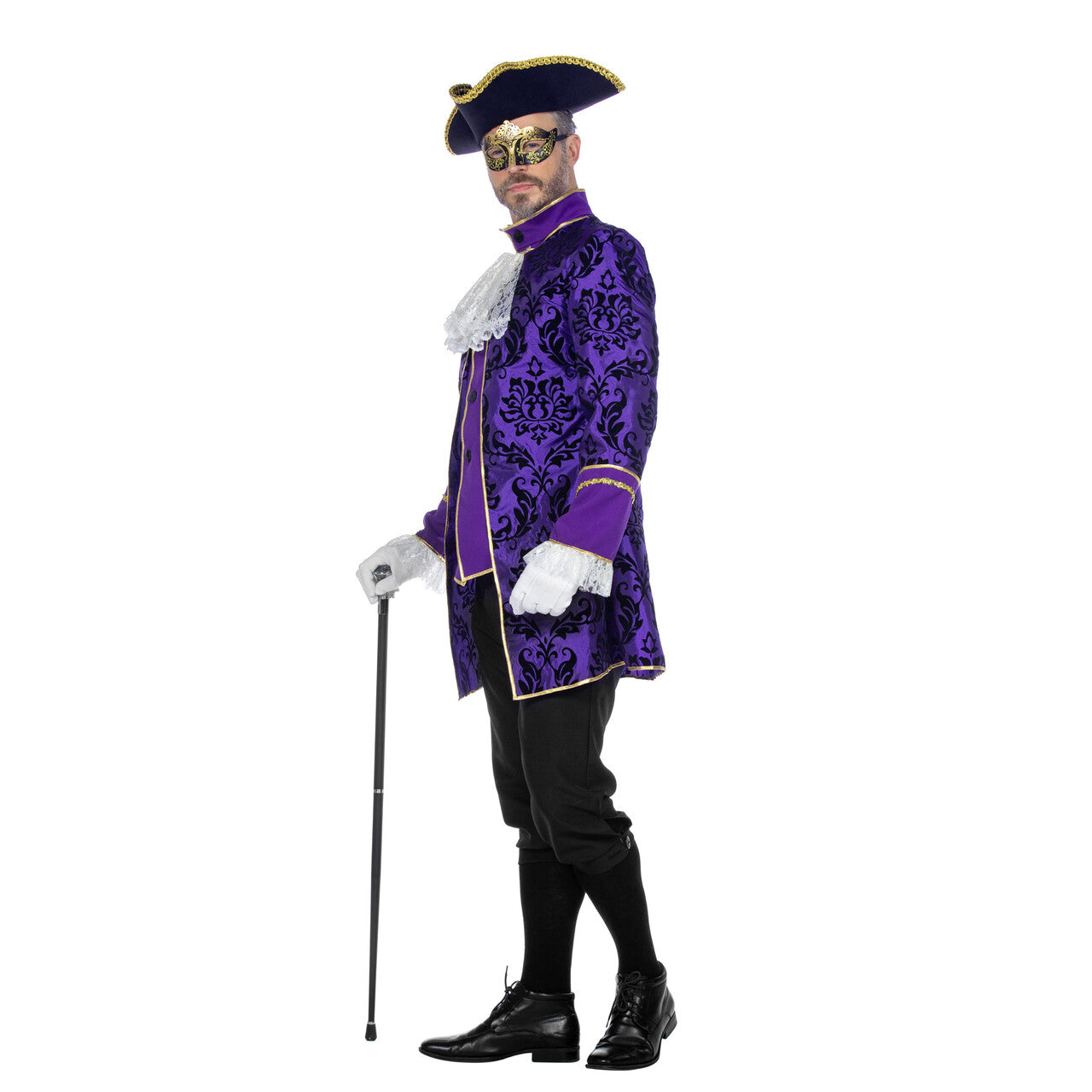 Op deze afbeelding zie je een Kostuums, van het merk Wilbers. De Venetiaanse Verleider Man Kostuum