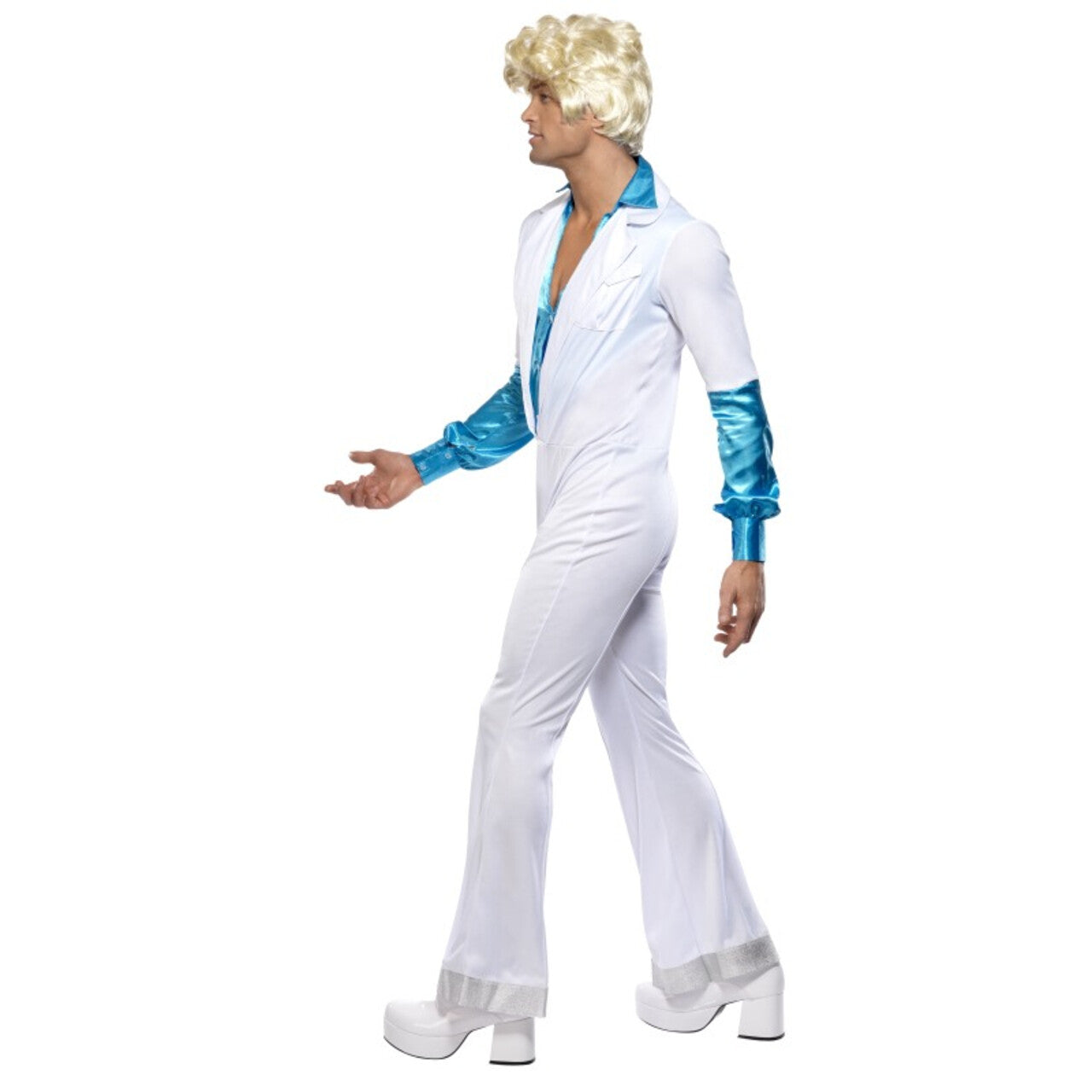 Op deze afbeelding zie je een Kostuums, van het merk Smiffy's. Disco Man Dance The Night Away Kostuum