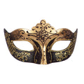 Venezianische Noir-Glitter-Maske