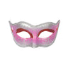 Augenmaske Venedig Silber Rosa